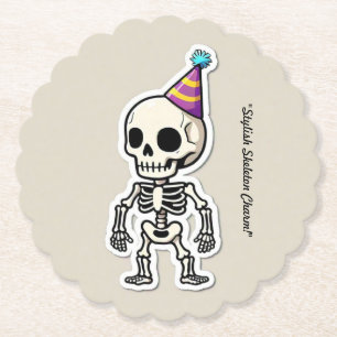 "Fun and Frightful" Paper Coaster