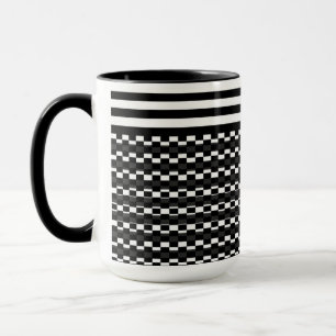 Fun and Pretty Black and White  Mug
