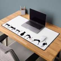 Fun and Silly Cat Desk Mat Desk Mat