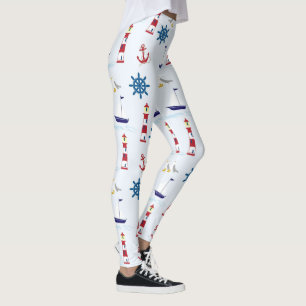 Fun and Simple Nautical Leggings