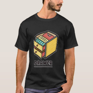 Fun and Vibrant Design with Drawer T-Shirt