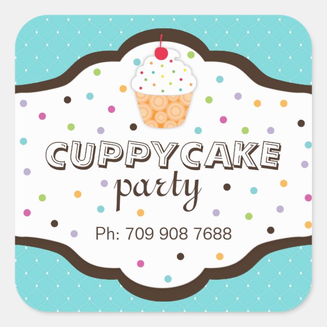 Fun and Whimsical Bakery Labels | Stickers (Front)