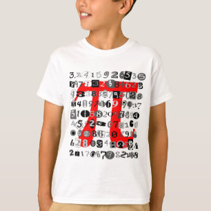 Fun and Whimsical Digits of Pi T-Shirt