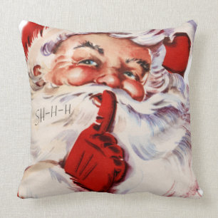 Fun and Whimsical Santa Claus Christmas Cushion