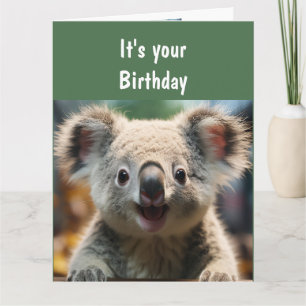 Fun Animal Humour Koala Koality Fun  Card