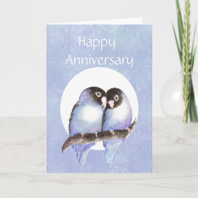 Fun Anniversary Love bird Humour Card (Front)
