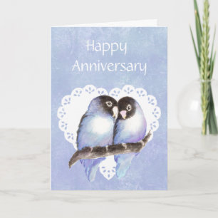 Fun Anniversary Love bird Humour Card