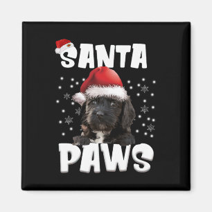 Fun Apoo Christmas Lights Tree Dog Lover Xmas Magnet