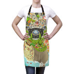 Fun Apron Colourful wespebeach<br><div class="desc">Wimmelbild (ger) is a picture richly detailed with numerous objects,  usually used as seek-and-find game for children. Unveil the enigmatic wespe city,  designed to ignite your curiosity. Printed on high-quality materials designed to withstand the test of time,  allowing you to enjoy its charm for years to come.</div>