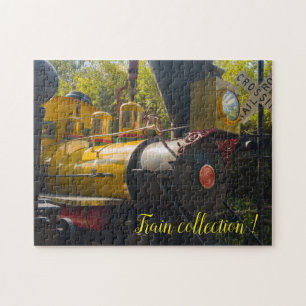 Fun Art Train Picture Family Jigsaw Puzzle