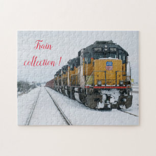 Fun Art Train Picture Family Jigsaw Puzzle