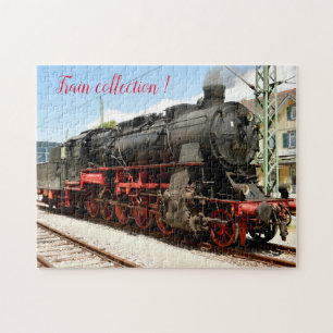 Fun Art Train Picture Family Jigsaw Puzzle
