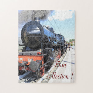 Fun Art Train Picture Family Jigsaw Puzzle