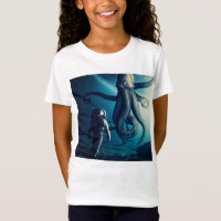 Fun Astronaut and Giant Squid