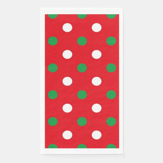 “Fun at Christmas” Guest Paper Towels Napkin (Front)
