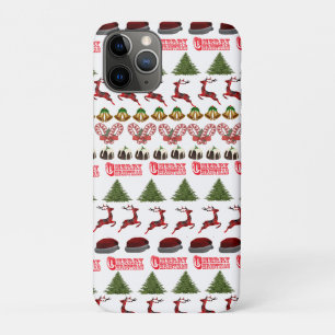 Fun At Christmas Time Pattern, iPhone 11 Pro Case