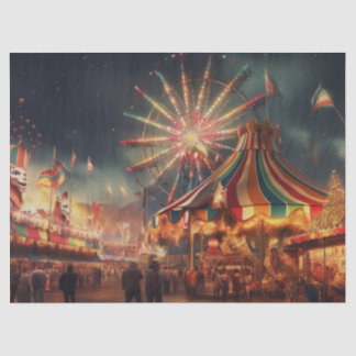 Fun At The Fair Decoupage Tissue Paper