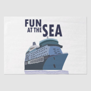 Fun At The Sea Cruise Ship Tissue Paper