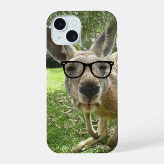 Fun Australian Kangaroo Animal Humour iPhone 15 Case