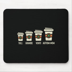Fun Autism Mum Coffee Awareness Mothers Day Mouse Mat