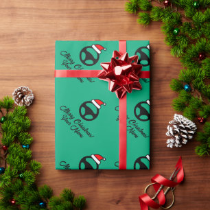 Fun automotive car steering wheel custom Christmas Wrapping Paper