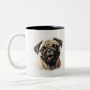 Fun Awesome Trendy Typography Awkward Coworker Two-Tone Coffee Mug