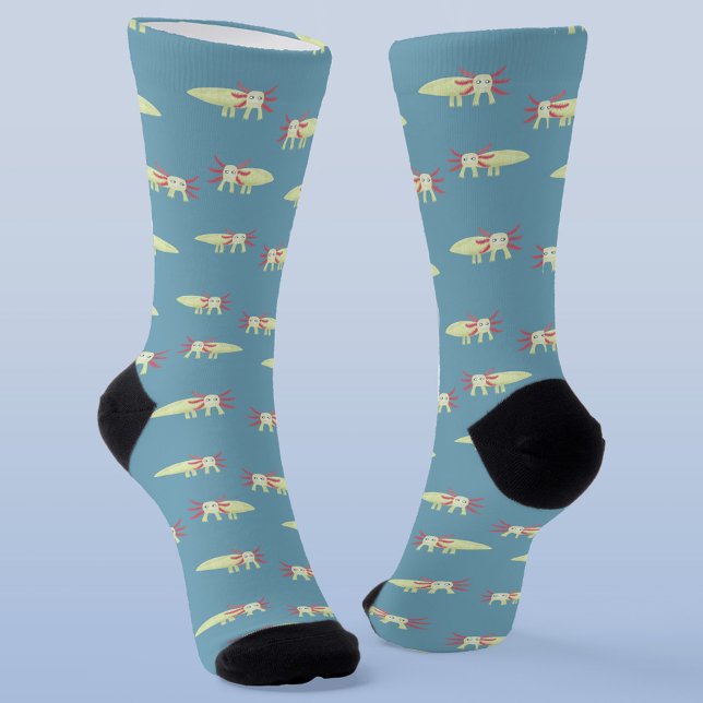 Fun Axolotl Socks (Creator Uploaded)