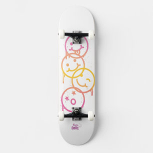 Fun Babe: Triple Smiley Cruiser Skateboard