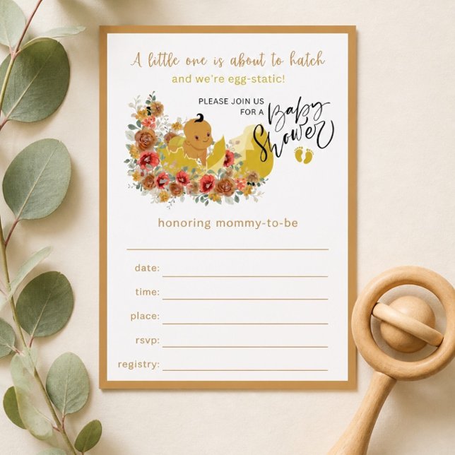 Fun Baby Shower Fill In Invitation No 2 (Creator Uploaded)