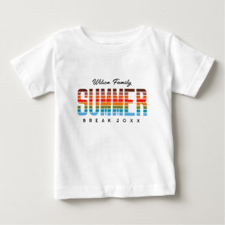 Fun Baby Summer Sunset Beach Family Vacation T-Shirt