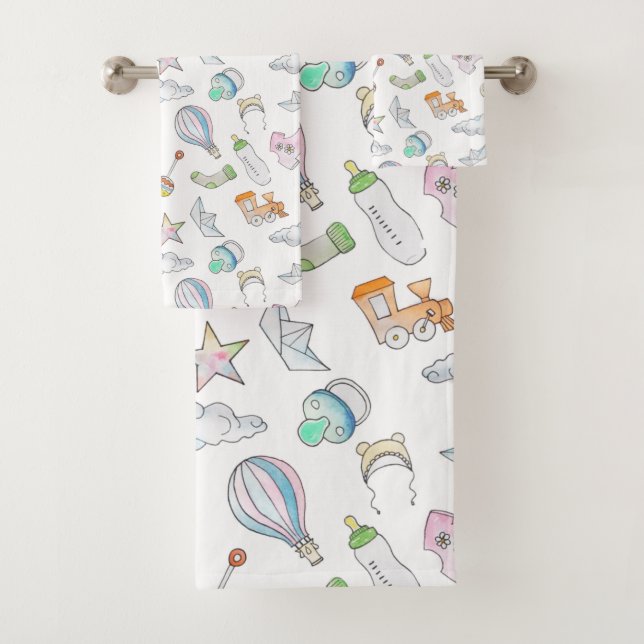 Fun Baby Things  Bath Towel Set (Insitu)
