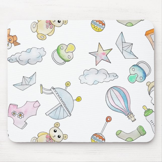 Fun Baby Things  Mouse Mat (Front)