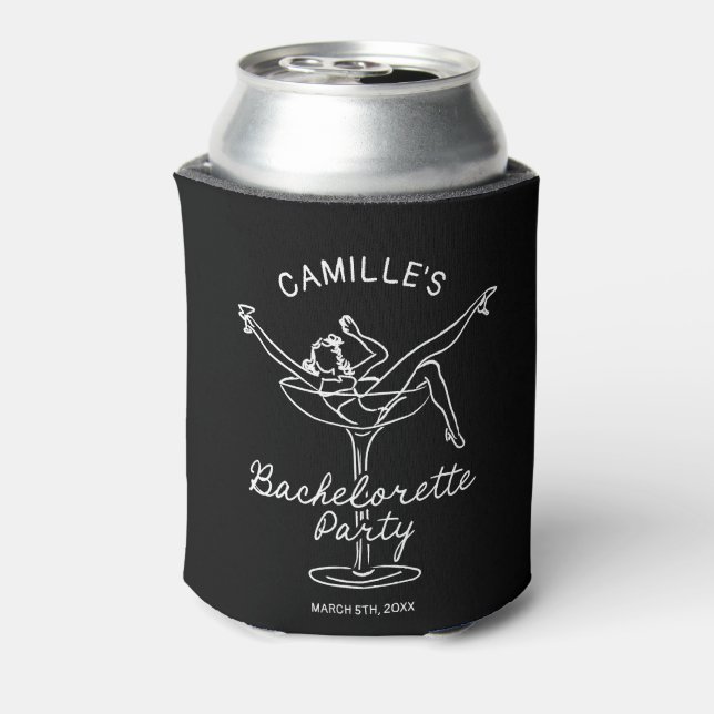 Fun Bachelorette Party Can Cooler (Can Back)