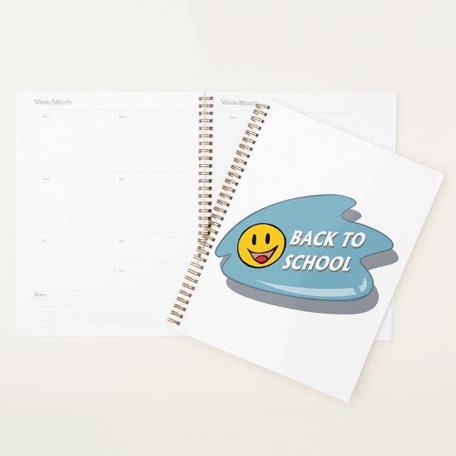 Fun Back to School Smiley Face  Planner (Creator Uploaded)