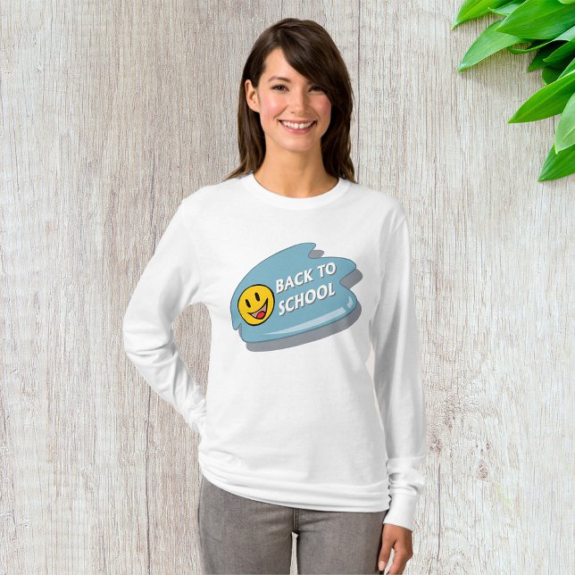 Fun Back to School Smiley Face  T-Shirt (Creator Uploaded)
