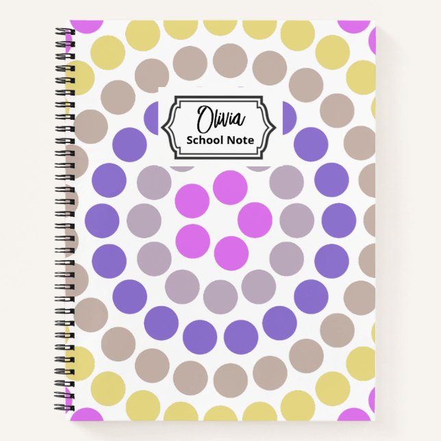  Fun Back to School Supplies for Kids or Teachers Notebook (Front)