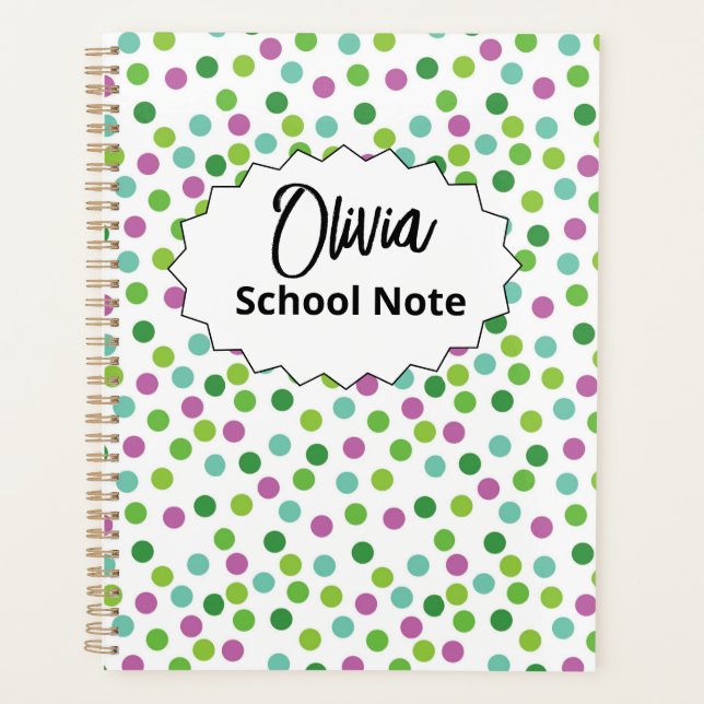  Fun Back to School Supplies for Kids or Teachers Planner (Front)
