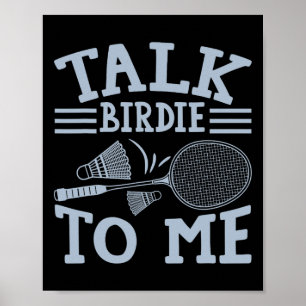 Fun Badminton Player Match Game Joke 2  Poster