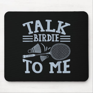 Fun Badminton Player Match Game Joke Mouse Mat