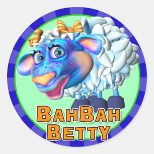 Fun Bah Bah Betty Stickers
