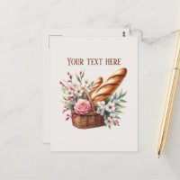 Fun bakery bread add message business name