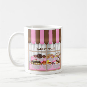 Fun Bakery Window Pastry Business Mug