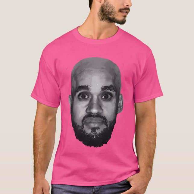 Fun Bald Derrick White Funny T-Shirt (Front)