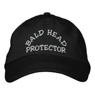 custom bald head hats caps zazzle co uk