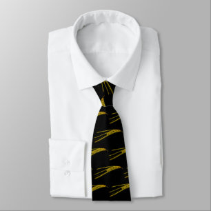 Fun Barley Pattern  Black Tie