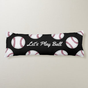 fun baseball add any name or text sports themed body cushion