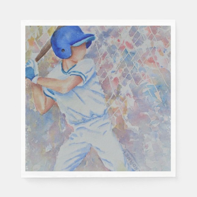 FUN BASEBALL PARTY NAPKIN (Front)