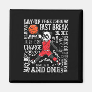 Fun Basketball  Boys Girls Cute Panda Gifts Kids  Magnet