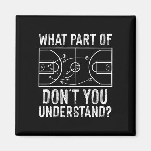 Fun Basketball Coach Design Men Women Ball Game Tr Magnet