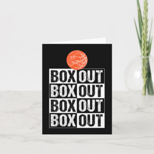 Fun Basketball Coach  Gift Box Out Saying Card